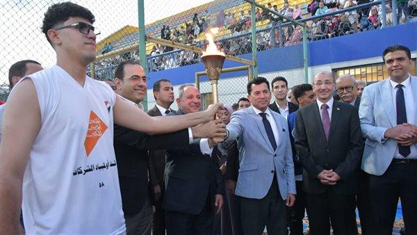 وزير الشباب ومحافظ بورسعيد يفتتحان بطولة الجمهورية للشركات رقم (58)