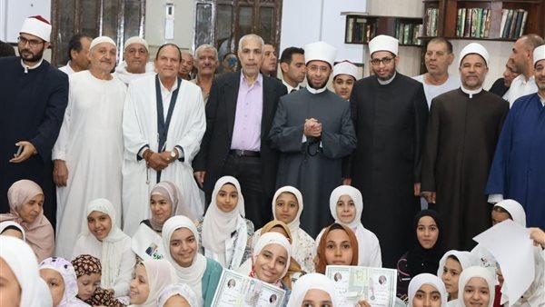 وزير الأوقاف يشهد احتفالًا لتكريم حفظة القرآن الكريم بمسجد سيدي إبراهيم بالمرج