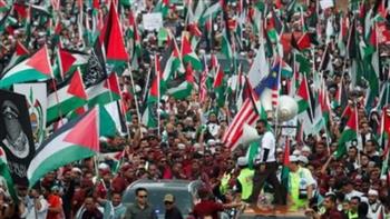   تضامنًا مع الفلسطينيين.. عشرات الآلاف يتظاهرون في بروكسل ويُطالبون بإجراءات ضد إسرائيل