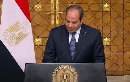 الرئيس السيسي يوفد مندوبًا للتعزية