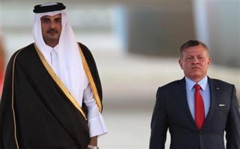 الملك عبدالله لـ أمير قطر: أمن قطر من أمن الأردن  ​