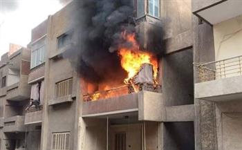    التحقيق فى حريق شقة سكنية بالشروق