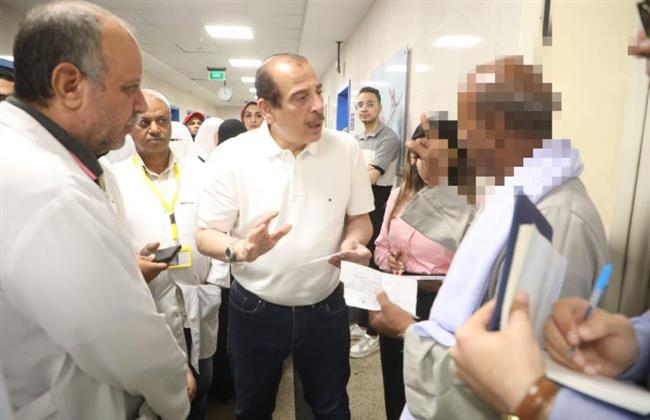 نائب وزير الصحة يجري زيارة ميدانية مفاجئة لمستشفى منفلوط المركزي بأسيوط