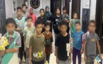   ضبط 11 شخصًا استغلوا 15 حدثًا في التسول