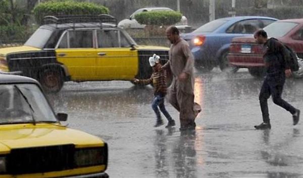 أمطار على الإسكندرية تزامنا مع نوة " أنواء رأس السنة "