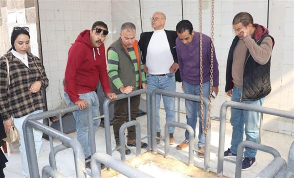 رئيس مياه الفيوم يتفقد محطات الصرف الصحي بأبشواي ويوسف الصديق