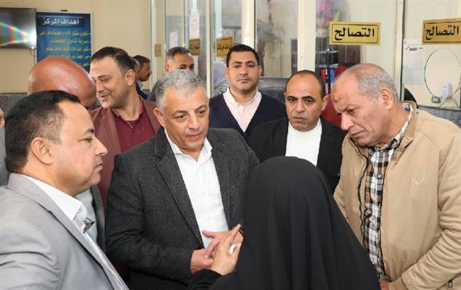 محافظ الإسماعيلية يقوم بجولة تفقدية للوحدات المحلية