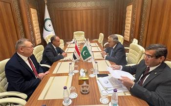   وزير الخارجية يبحث مع نظيره الباكستاني تطورات الأوضاع الإقليمية