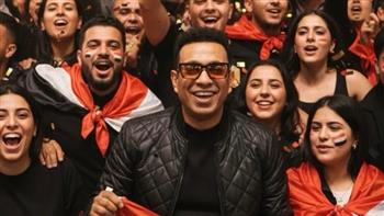   محمود الليثي يحتفل بتأهل المنتخب لنصف نهائي أمم إفريقيا