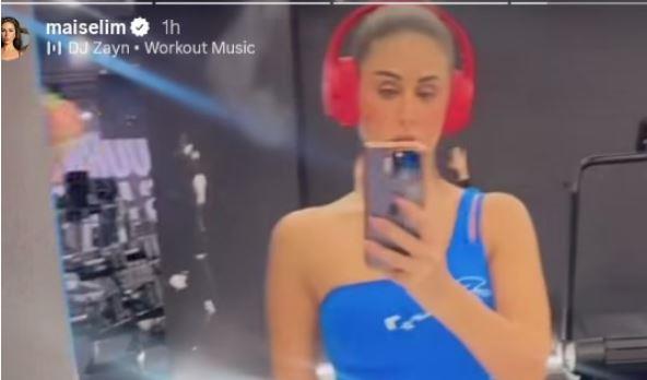 رشاقة مي سليم تتألق في أحدث ظهور لها