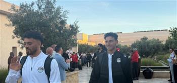 موظفو فندق إقامة المنتخب في أغادير يودعون اللاعبين قبل التوجه لمدينة طنجة