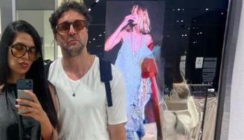   هشام ماجد يهنئ زوجته بعيد ميلادها ويشيد بفريق عمله