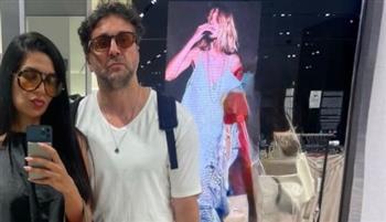 هشام ماجد يهنئ زوجته بعيد ميلادها ويشيد بفريق عمله