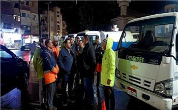   رئيس مياه البحيرة يتفقد روافع الصرف وتمركزات الطوارئ وجهود مواجهة الأمطار
