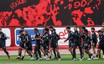 الأهلي يواصل تدريباته استعدادًا لمباراة طلائع الجيش بكأس العاصمة