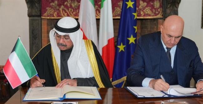 الكويت وإيطاليا توقعان اتفاقية للتعاون العسكري
