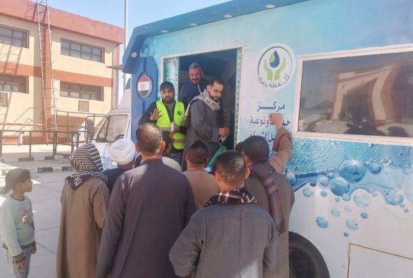 مياه سوهاج : بدء تلقي طلبات توصيل الصرف الصحي بقريتي الحديقة و بيت خلاف