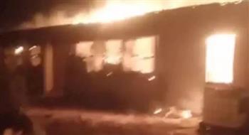   السيطرة على حريق شب داخل مزرعة دواجن بالفيوم