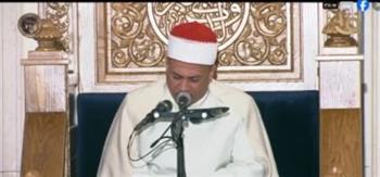 محمد أبو العلا نجم دولة التلاوة يحيي صلاة الجمعة بالمقطم
