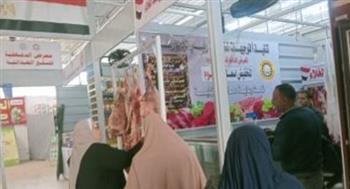 استمرار التشغيل التجريبى للمعرض الدائم للسلع الغذائية بحى غرب المنصورة