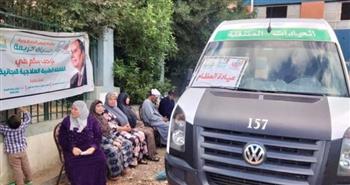   علاج 2118 مواطنا بقافلة طبية بقرية بمحافظة الشرقية