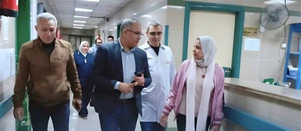رئيس الإدارة المركزية بهيئة التأمين الصحي يتفقد  وحدات فرع القليوبية