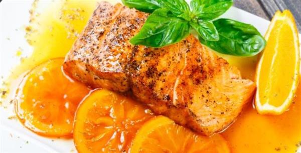 طريقة عمل فيليه السمك بصوص البرتقال
