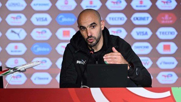 أول تعليق لـ الركراكى بعد خسارة منتخب أسود الأطلس