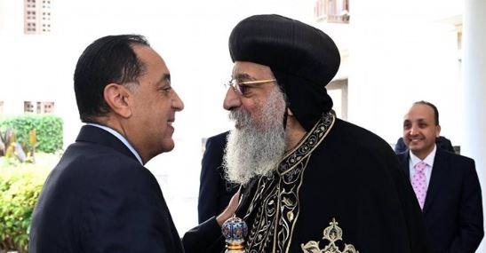 بعد إجرائه عملية جراحية..مدبولي يطمئن على الحالة الصحية للبابا تواضروس الثاني