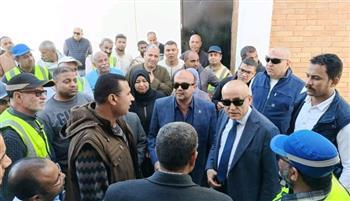 تمهيدا لافتتاحها .. محافظ الأقصر يتفقد محطة رفع صرف صحي الشغب الفرعية