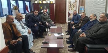   وكيل تموين الاسكندرية يعقد  اجتماع مع رئيس شعبة الخضر والفاكهة بالغرفة التجارية