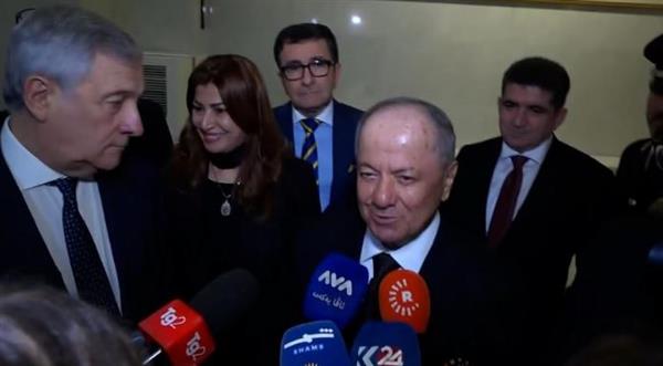 بارزاني : طلبت من بابا الفاتيكان دعم الكرد بقوته المعنوية