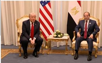   ترامب: أشكر الرئيس السيسى ونعمل معا لحل أزمة سد النهضة