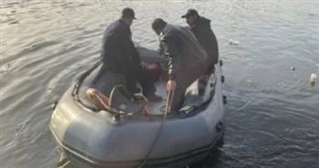   انتشال جثة شخص عثر عليها فى نهر النيل بالوراق