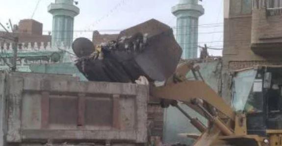 رفع 20 طنا من القمامة والمخلفات الصلبة والأتربة بمركز أخميم في سوهاج