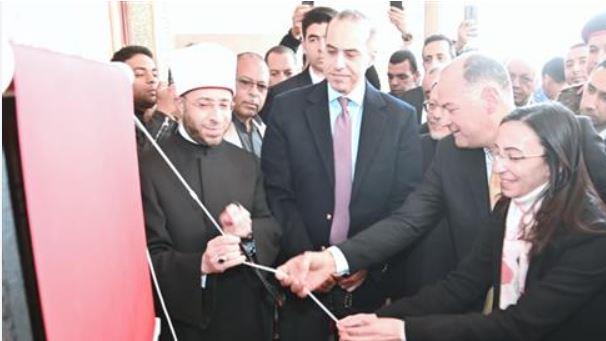 وزيرا الأوقاف وشؤون المجالس النيابية يفتتحان مسجد قرية أم صابر بالبحيرة