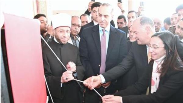 وزيرا الأوقاف وشؤون المجالس النيابية يفتتحان مسجد قرية أم صابر بالبحيرة
