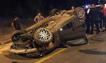   إصابة 7 أشخاص إثر انقلاب سيارة زفة عروس بالإسماعيلية
