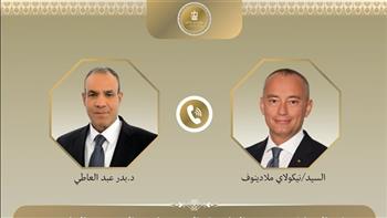   وزير الخارجية يبحث مع الممثل الأعلى لغزة استحقاقات المرحلة الثانية 