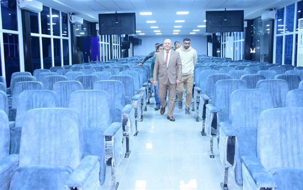 مسرح جامعة سوهاج جاهز لإستقبال مواهب الطلاب وإبداعاتهم