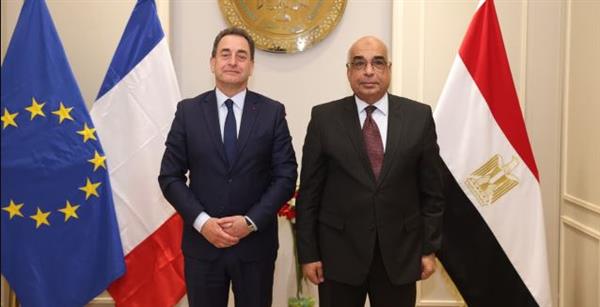 وزير العدل يستقبل سفير جمهورية فرنسا بالقاهرة