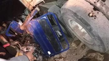   بالأسماء| مصرع وإصابة 3 أشخاص في حادث تصادم تروسيكل بجرار زراعي بسوهاج 