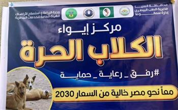   حملات تحصين وتعقيم الكلاب ضمن استراتيجية "مصر خالية من السعار 2030"بالمنيا 