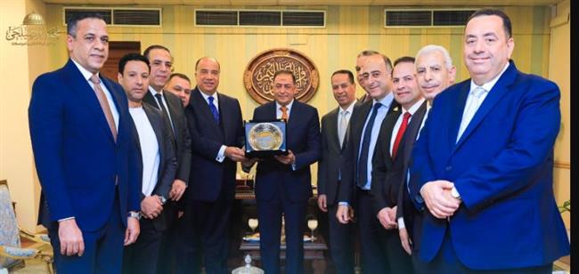 وفد مستقبل وطن بالإسكندرية يهنئ مدير الأمن بعيد الشرطة الـ 74