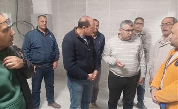   مساعد وزير الصحة يتفقد مشروع مستشفى العبور بنسبة تنفيذ 98%