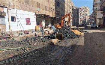   كفر الشيخ: تطوير البنية التحتية بالصرف الصحي والطرق بقلين