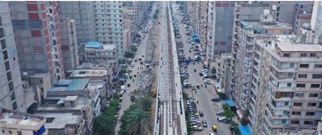 وزارة النقل تكشف عن أحدث تصوير جوي لتقدم أعمال تنفيذ مشروع "مترو الإسكندرية"