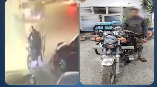 فرار تروسيكل بعد تصادم… والجهات الأمنية تضبطه