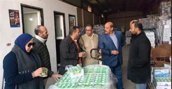 ضبط مخزن مواد غذائية بدون ترخيص و مصادرة31 طن جبن منها طن منتهي الصلاحية