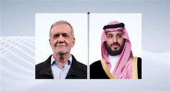   ولي العهد يؤكد للرئيس الإيراني احترام المملكة الثابت لسيادة إيران